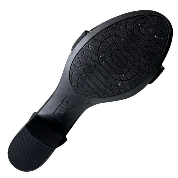 NEW Bandolino Women’s Armory Faux Black Suede Sandal 7M - Picture 10 of 11